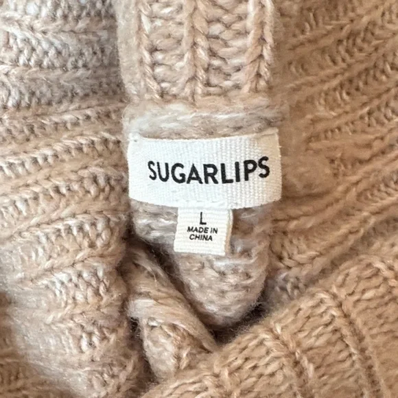 Cozy Tan SUGARLIPS Sweater - Picture 7 of 8